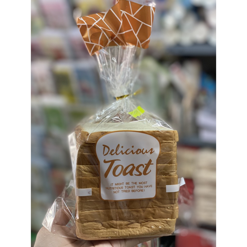 100 cái túi đựng bánh mì gối mẫu mới nhất 2021 có chữ Delicious Toast