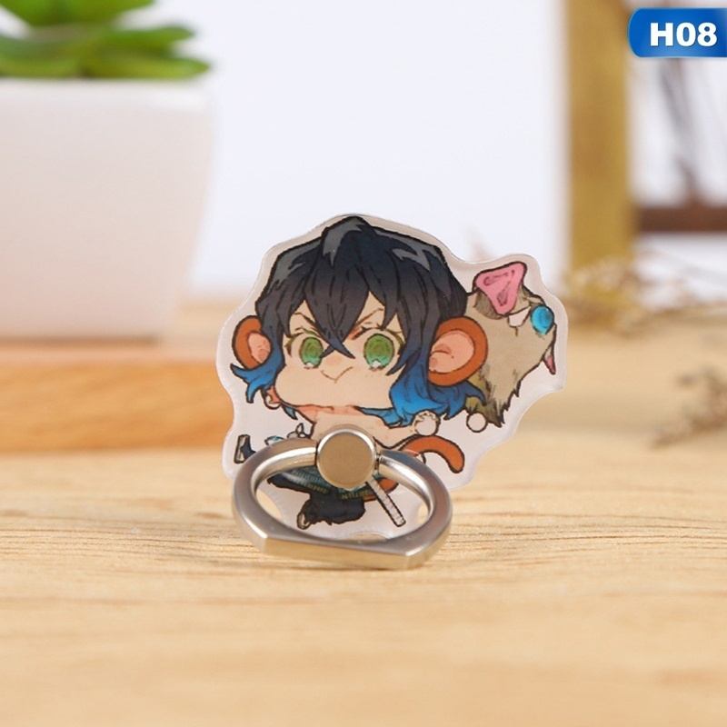 Móc xỏ ngón điện thoại in hoạt hình dễ thương