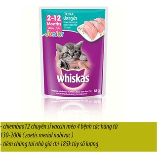 combo 24 gói pate whiskas junior