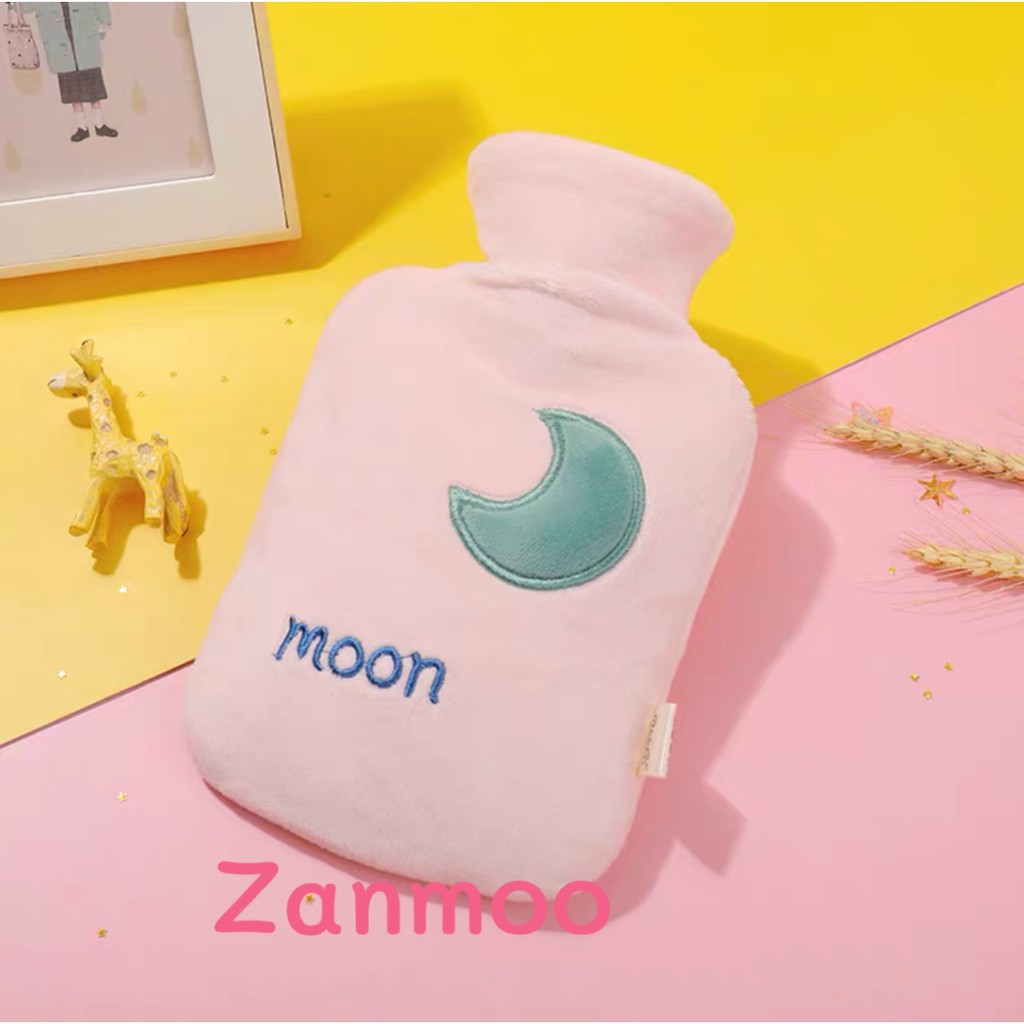 Zanmoo Hà Nội - [ Mẫu mới nhất shoppe 2020- Tặng Gương mini] Túi Chườm Bụng Nóng, Lạnh 500ML, túi chườm đau bụng Milion