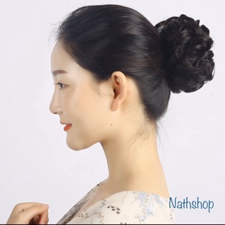 Tóc giả búi cột loại siêu dày