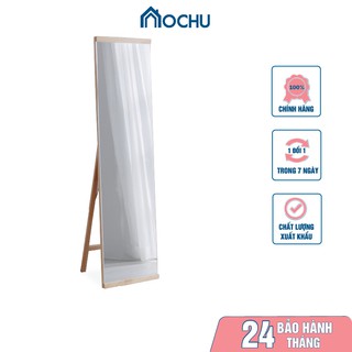 Gương đứng soi toàn thân tràn viền khung gỗ OCHU có chân di động A MIRROR Nội thất Decor phòng khách phòng ngủ
