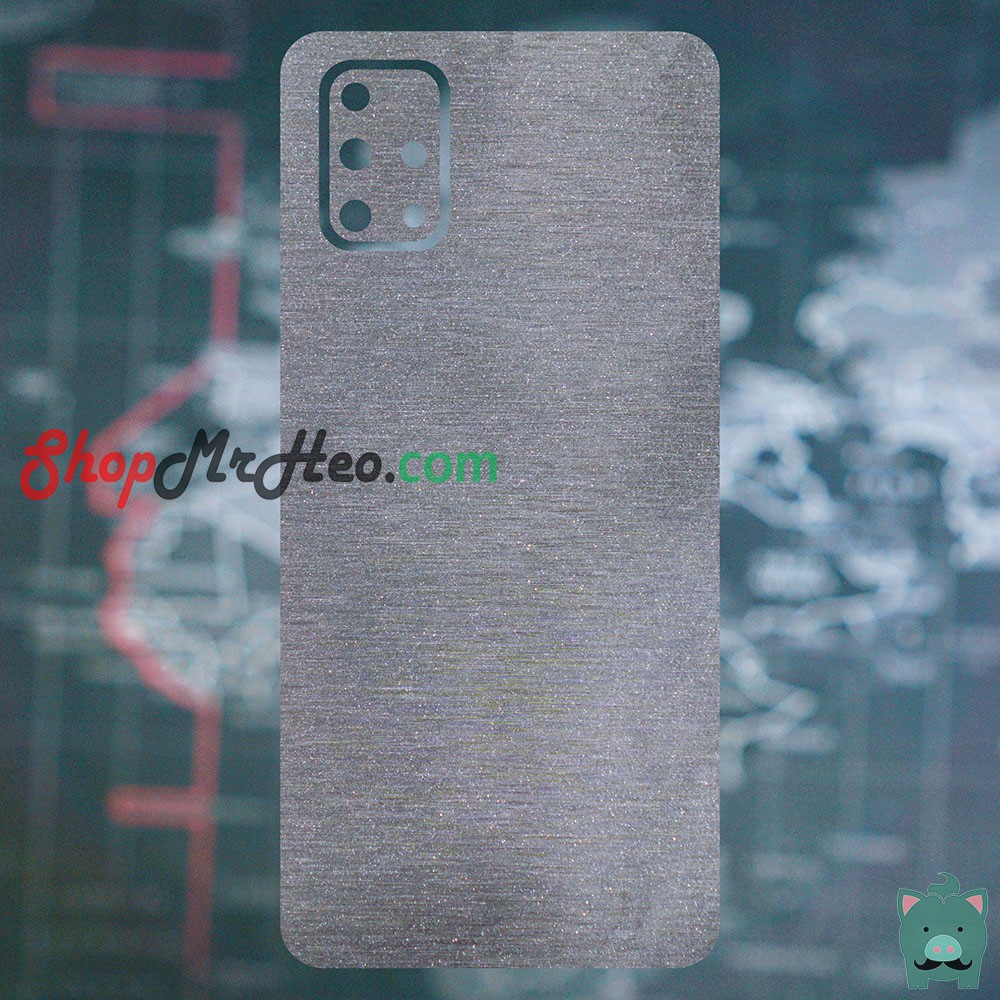 Skin Dán Mặt Sau Lưng Vân Nhôm Samsung Galaxy M11 - M21 - M30s - M31 - M51