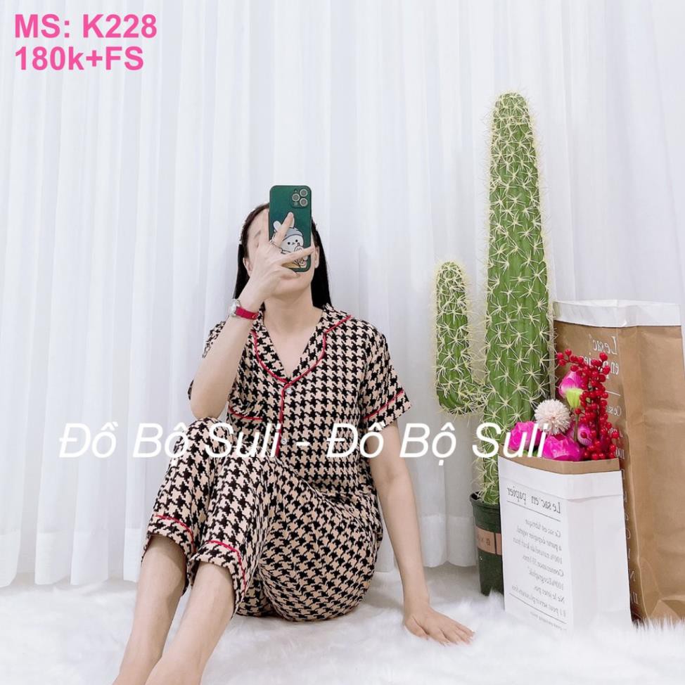 Đồ Mặc Nhà Dài Pijama Lụa Mango Cao Cấp Nhiều Kiểu Họa Tiết - Bền, Đẹp, Dễ Thương  ༷