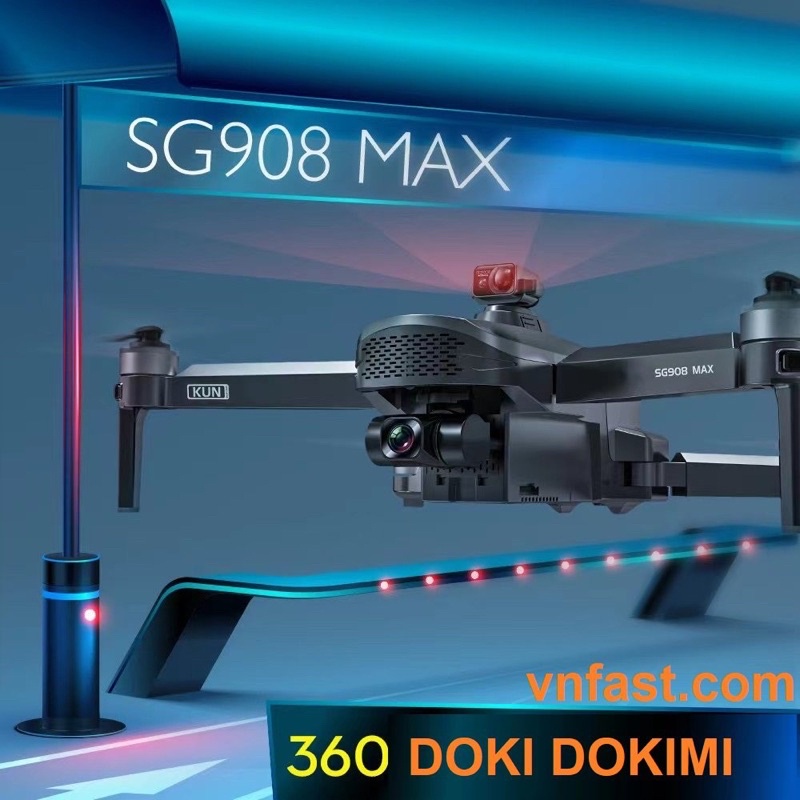 Flycam ZLL SG908 MAX 3km - Sg908 Thường gimbal 3 trục 4K - BH 3 tháng