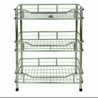 Kệ 3 tầng inox 201