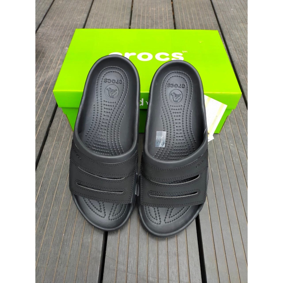 Dép lê Yukon xương cá màu đen full êm nhẹ cho nam, Hàng full box