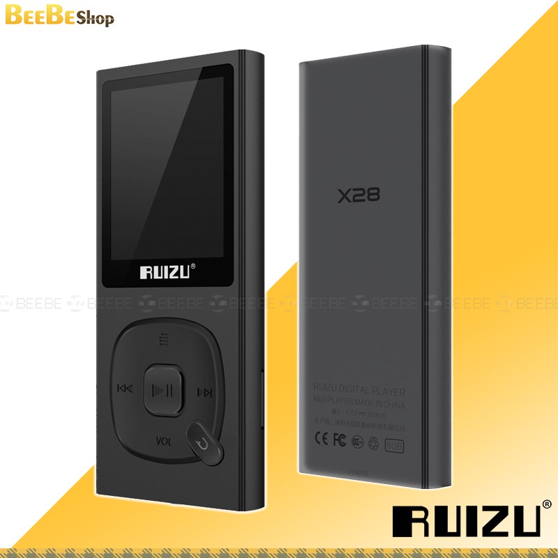 Ruizu X28 - Máy Nghe Nhạc Lossless (Tặng Tai Nghe)