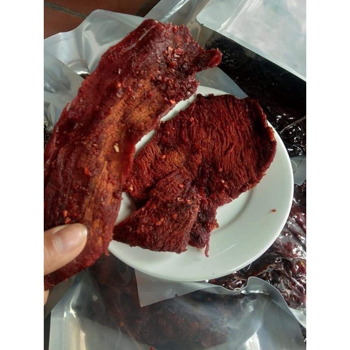 Thịt trâu gác bếp Tây Bắc bao thơm ngon chuẩn vị đặc sản vùng cao - tặng kèm chẩm chéo