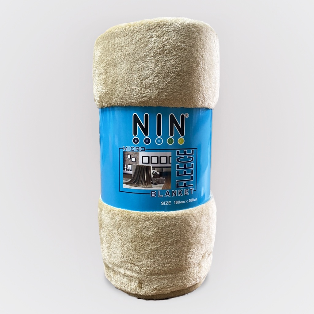Mền tuyết NIN House siêu mềm mịn 100% Microfiber - Hazelnut (nhiều kích cỡ)