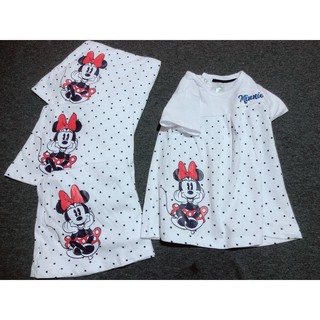 Váy trắng chấm bi Minnie điệu đà