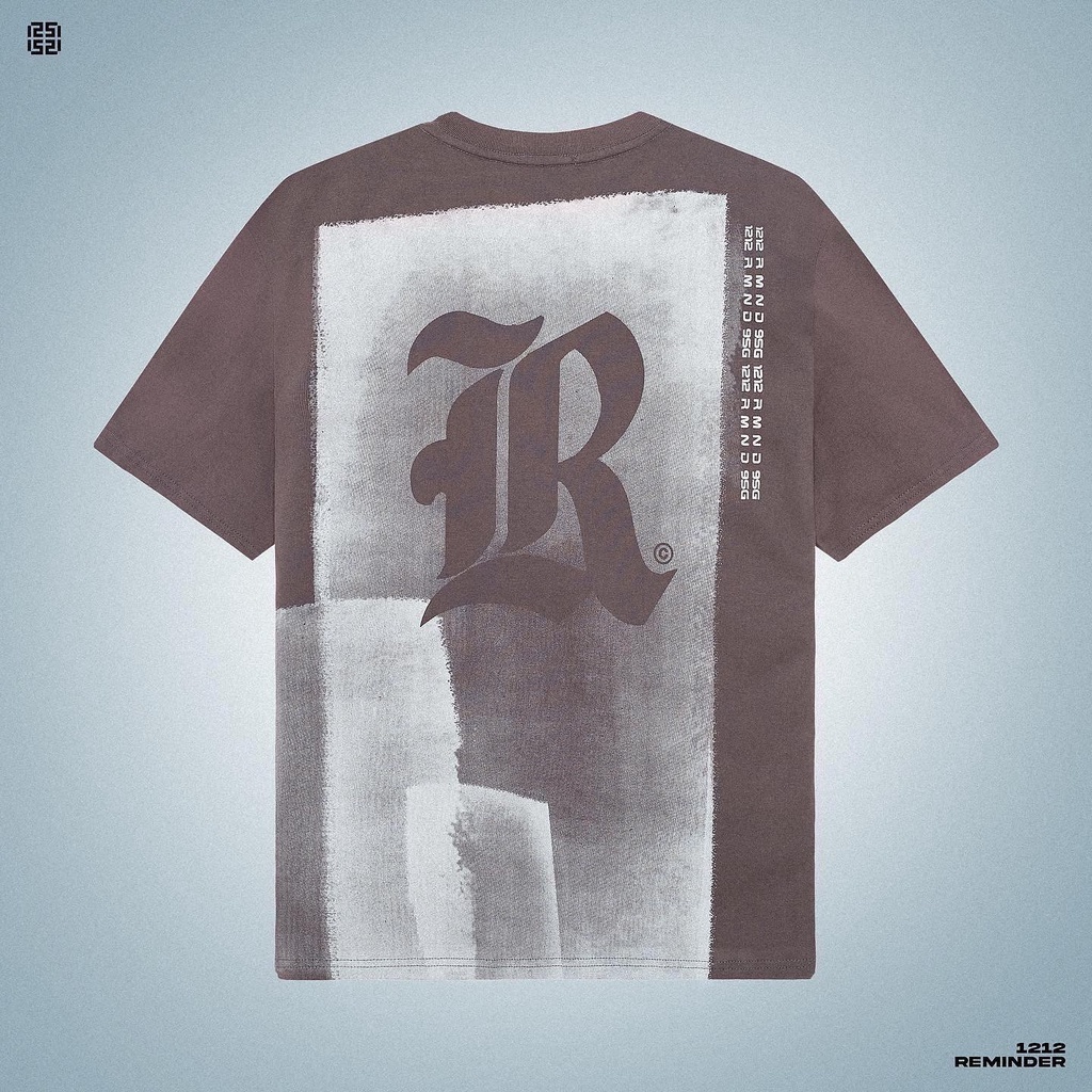 Áo Thun Reminder COLLAGE DEEP TAUPE Local Brand Nam Nữ Unisex
