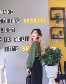 Áo Kiểu Voan Bo Eo Cột Sau