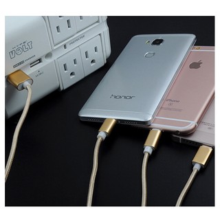 Cáp sạc 3 đầu Micro USB - Lightning - USB Type C