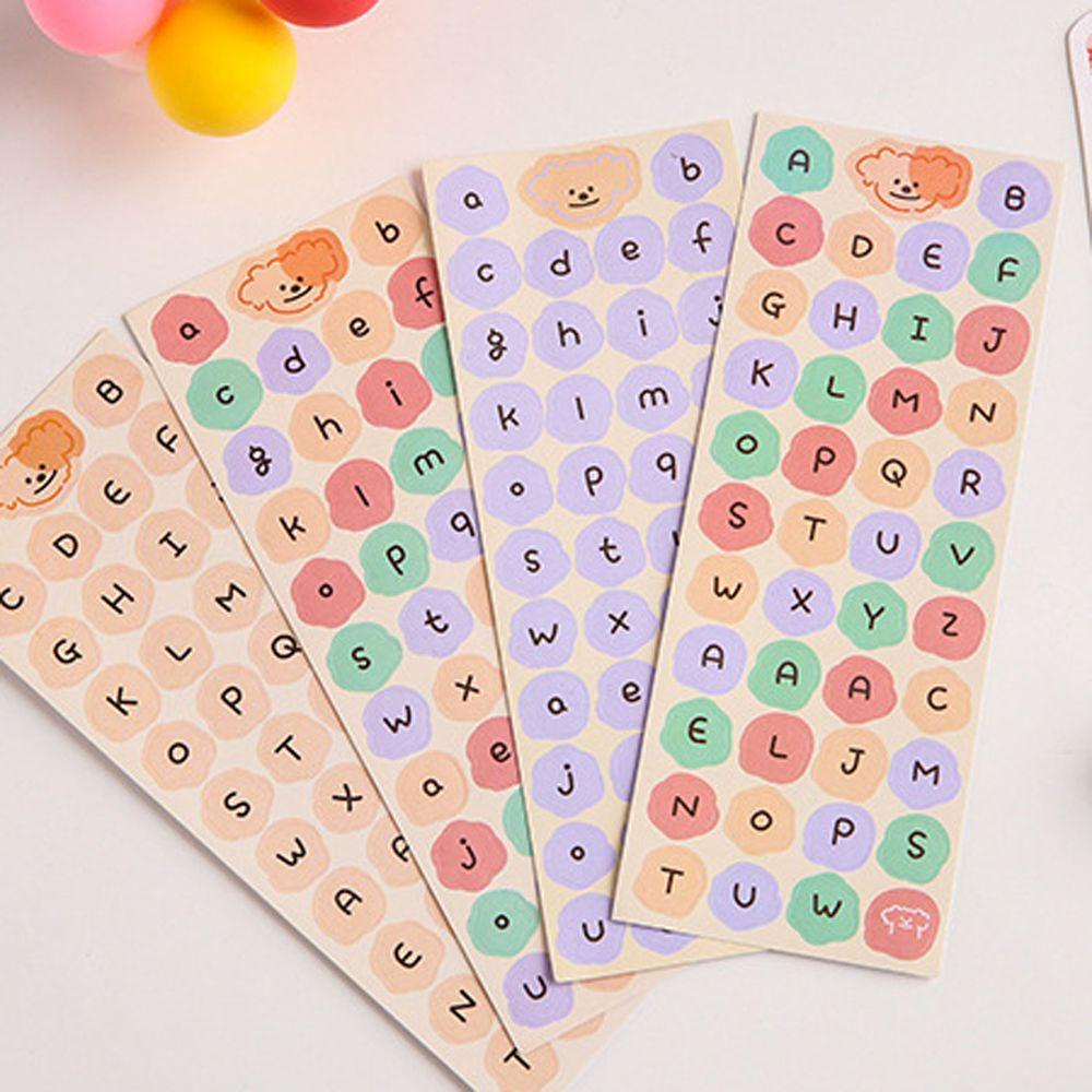 Miếng Dán Trang Trí Sổ Tay / Nhật Ký Hình Chú Chó Hoạt Hình Dễ Thương
