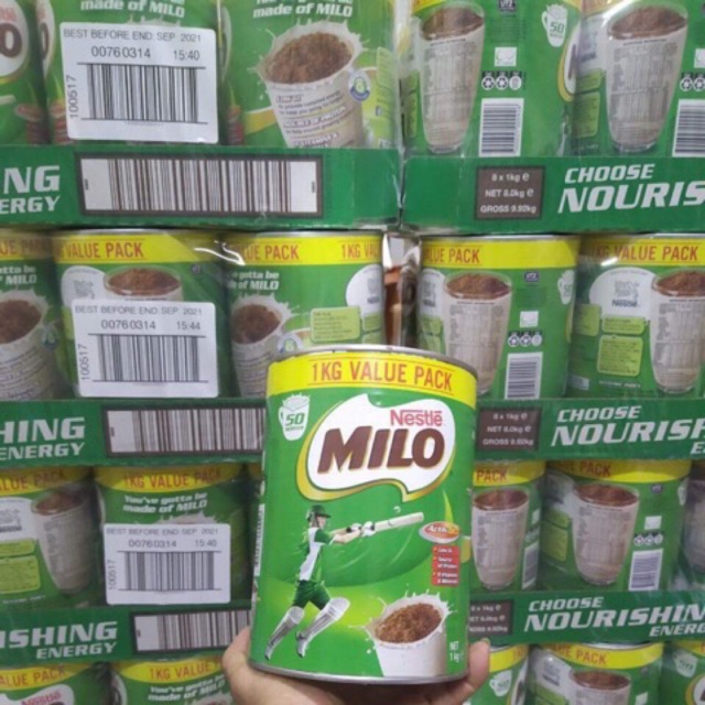 Bột sữa milo Úc