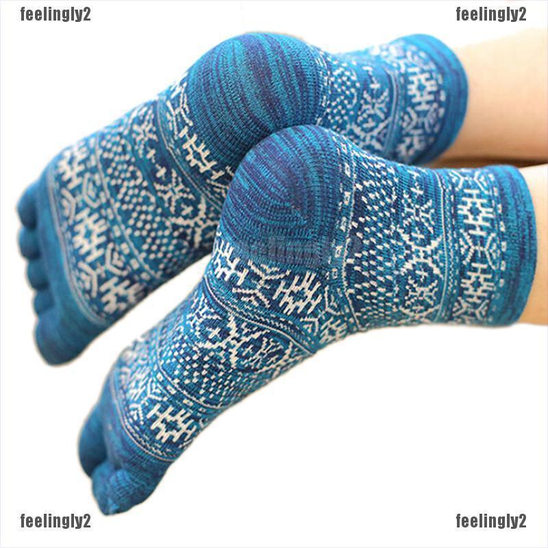 ❤Mặt Trời❤ Vớ Thể Thao 5 Ngón Bằng cotton Mát Mẻ Và Thoải Mái Cho Nữ