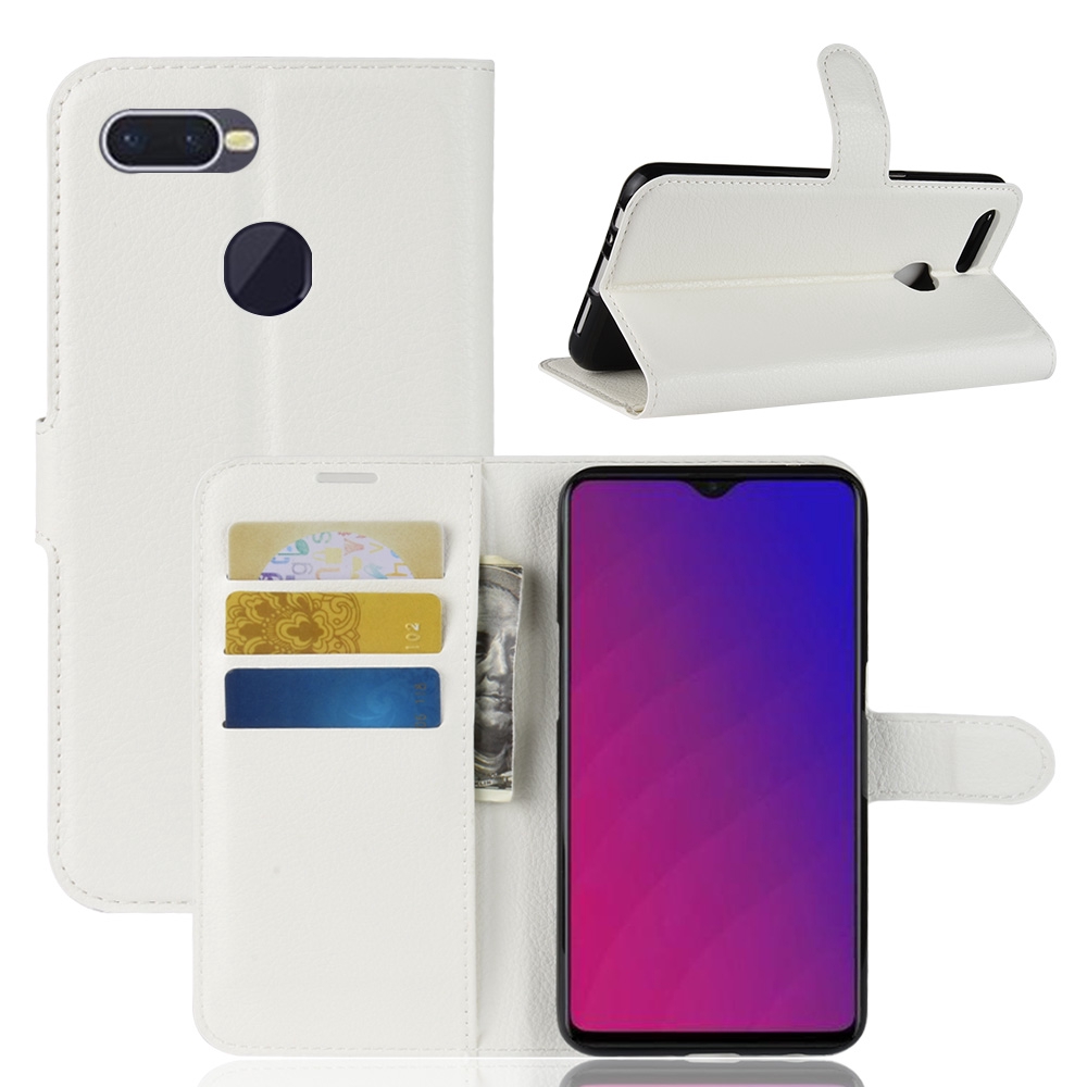 Bao da điện thoại dạng ví trơn bóng cho dòng OPPO F9 / F9 Pro | BigBuy360 - bigbuy360.vn