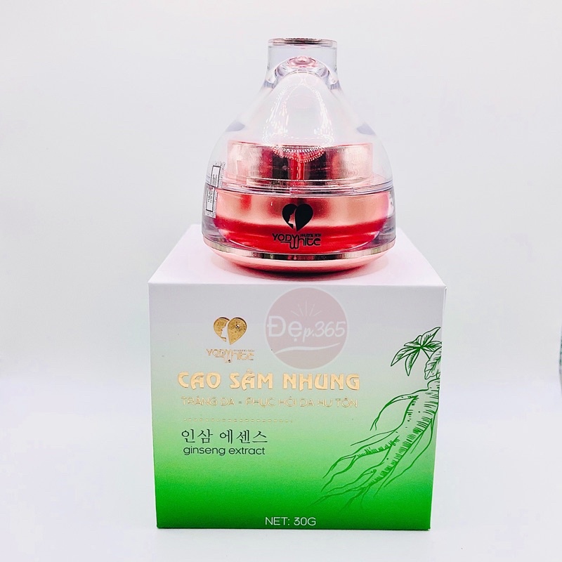 Kem cao sâm nhung yody white Phương Anh phục hồi da sau tái tạo