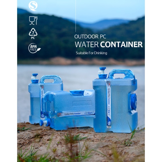 Thùng nước dã ngoại chính hãng NATUREHIKE 12L 19L 24L NH18S012-T