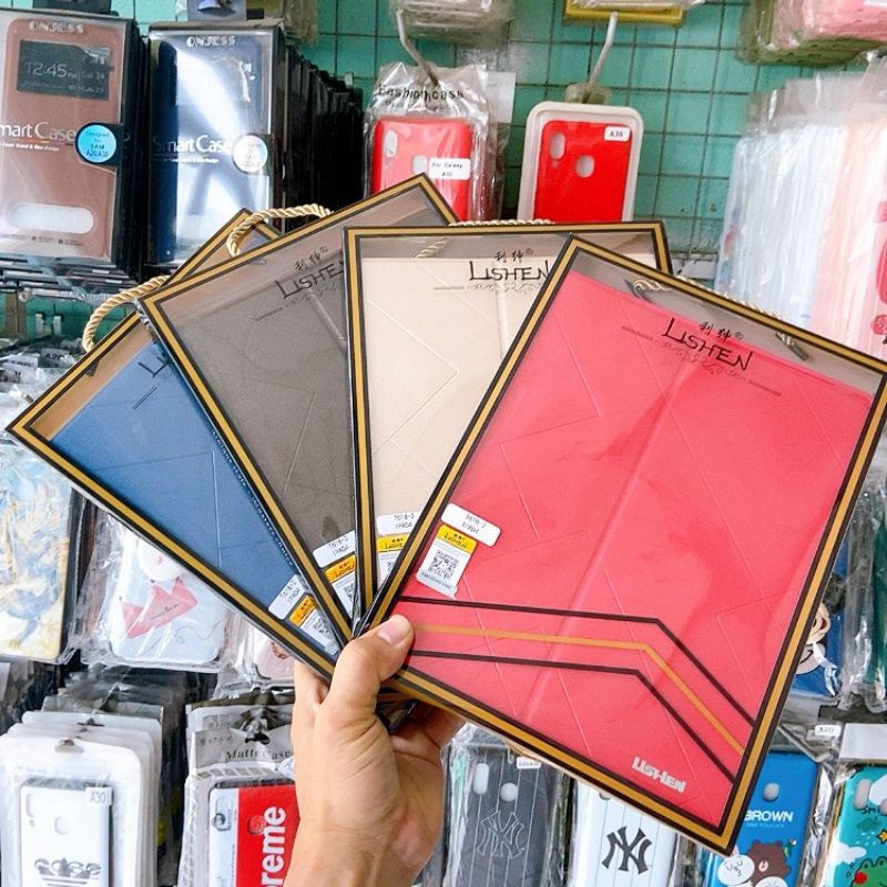Bao da Lishen iPad 2, iPad 3, iPad 4 TPU dẻo nhiều màu giá rẻ, nắp gập tự tắt mở màn hình