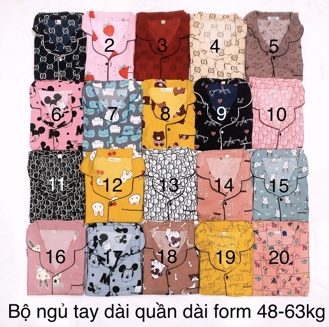 [Nhập mã WA12150 giảm 20k đơn 150k]-- Bộ ngủ pijama tay dài quần dài chất đẹp | WebRaoVat - webraovat.net.vn