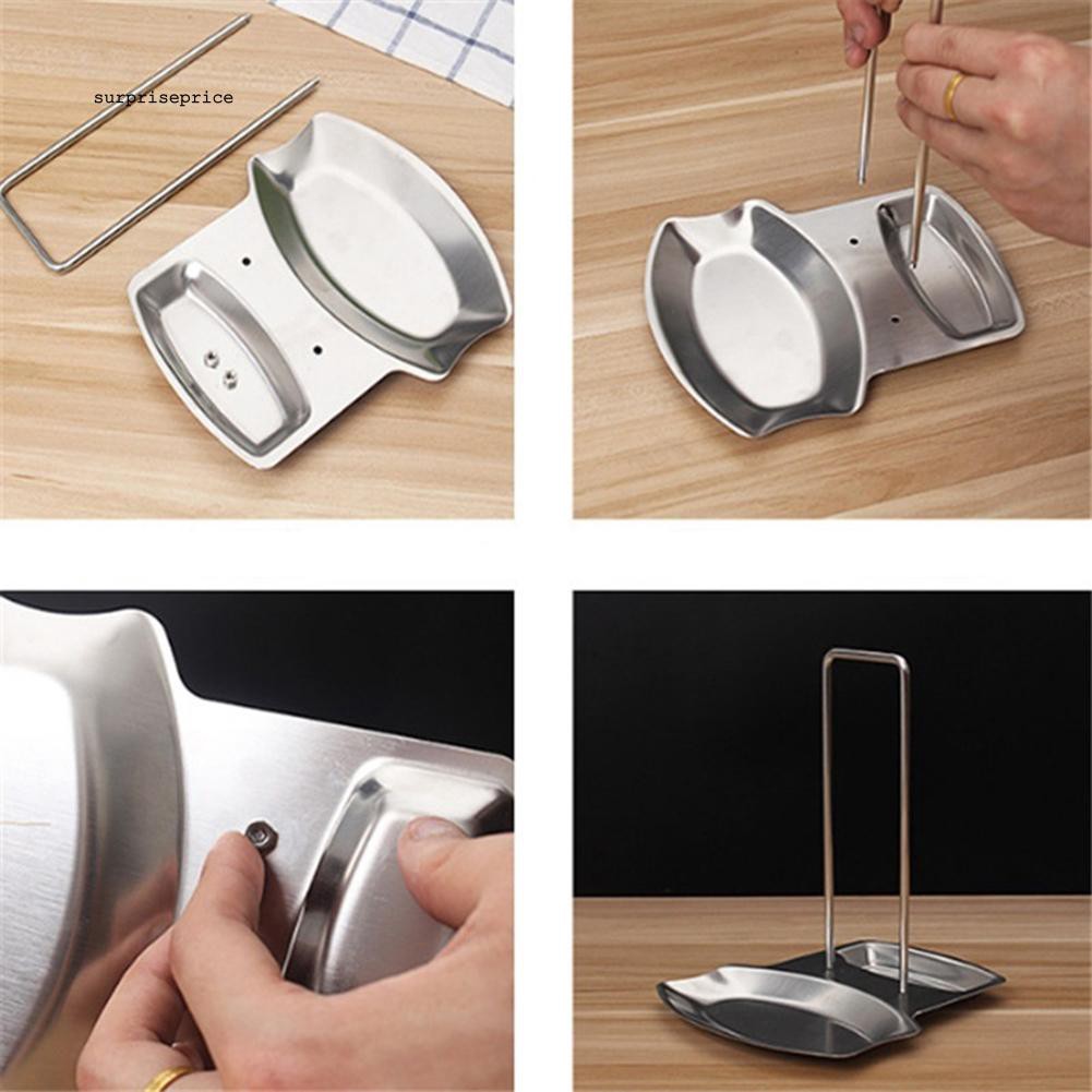 Giá để nắp nồi tiện lợi bằng thép không gỉ