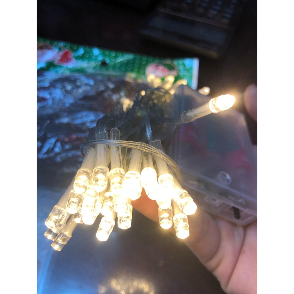 Dây đèn Led trang trí siêu sáng dài 5m/10m dùng pin + Tặng kèm pin