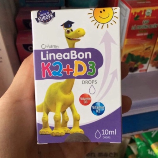 Vitamin D3 K2 lineabon tăng chiều cao cho trẻ