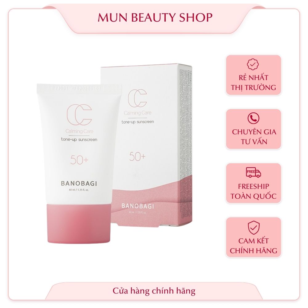 Kem Chống Nắng Calming Care Tone Up Sun Cream Banobagi