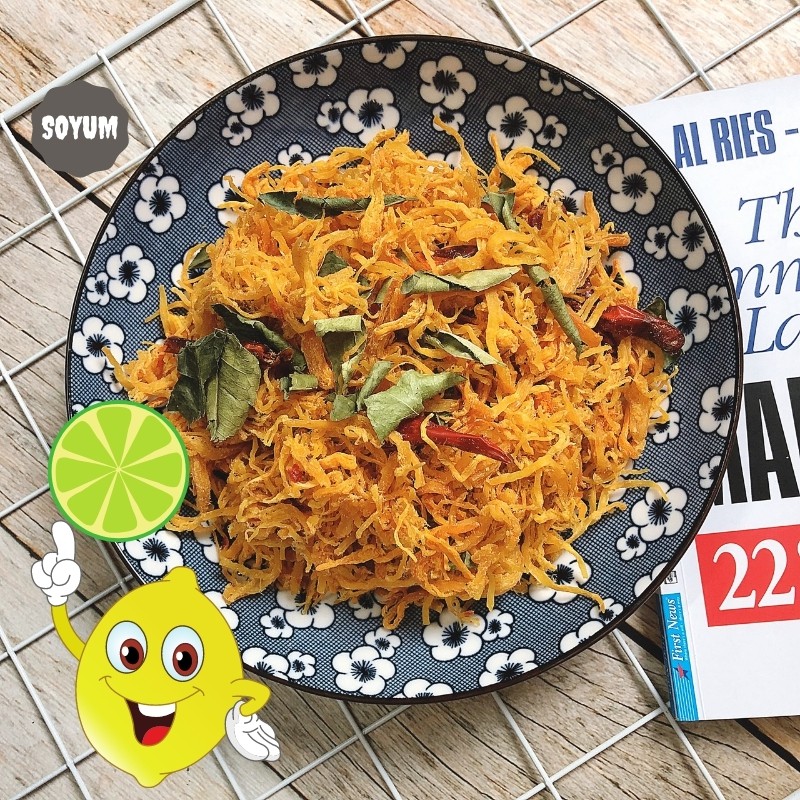 [Mã GROXUAN1 giảm 8% đơn 150K] Khô gà lá chanh hộp 150g, khô gà Soyum thơm ngon từng sợi | BigBuy360 - bigbuy360.vn