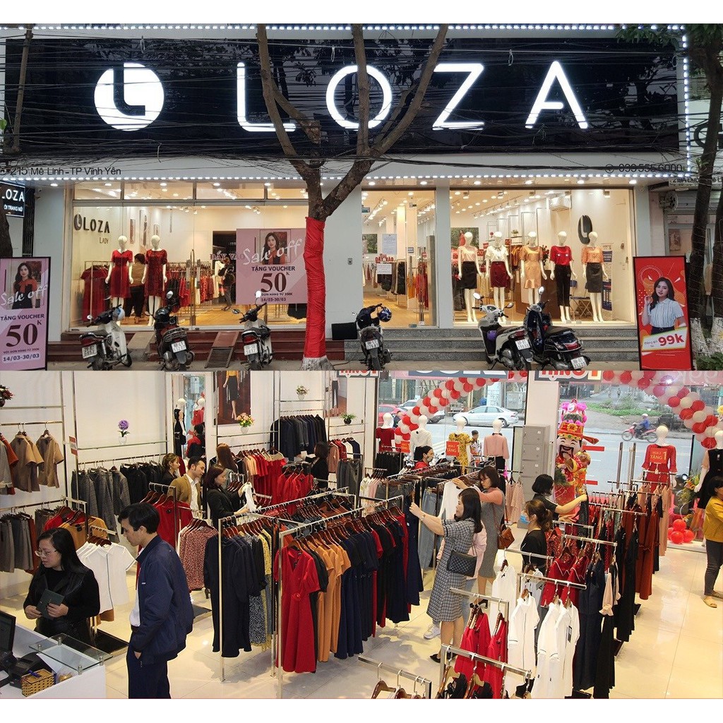 [Mã FASHIONMALLT4 giảm 15% đơn 150k] Áo khoác dạ dáng suông-LOZA LK11005