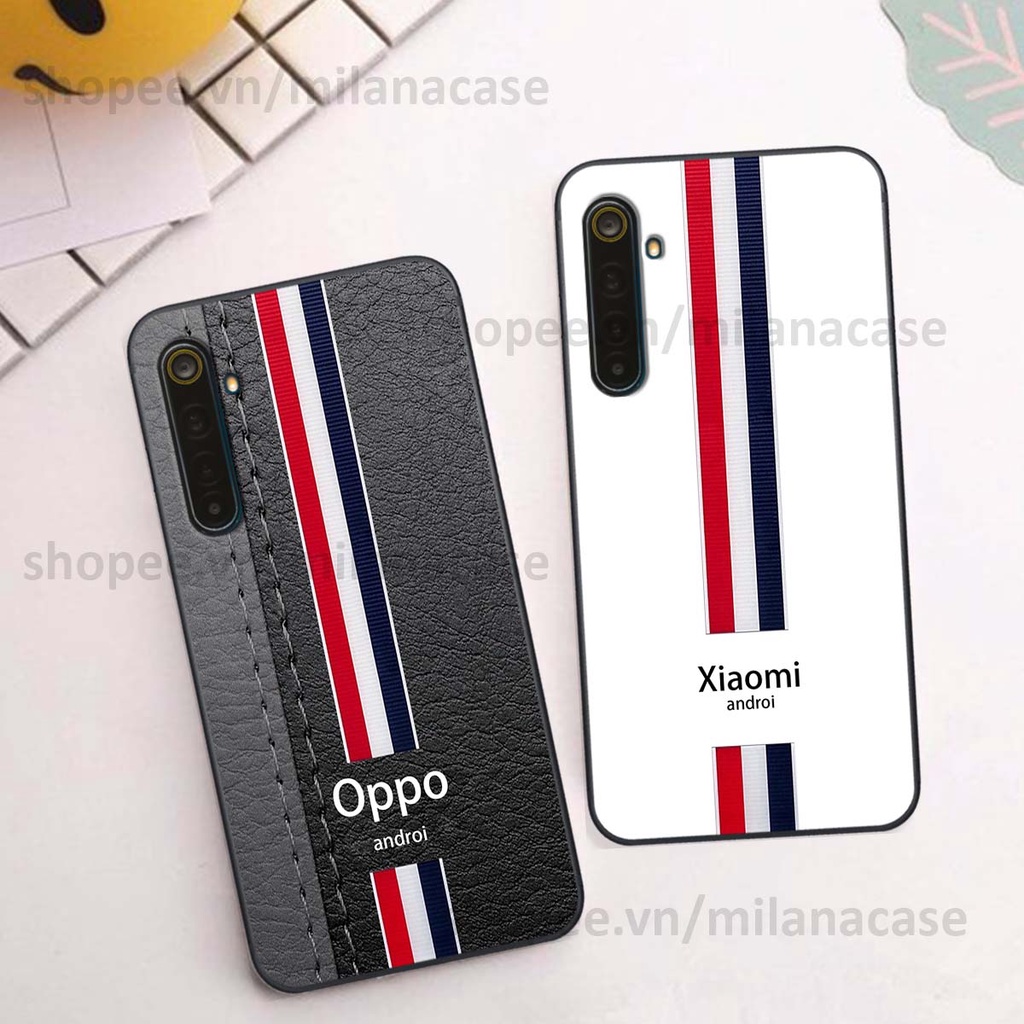 Ốp Realme 6 / 6 Pro in giả da phong cách thể thao, cá tính, thời trang
