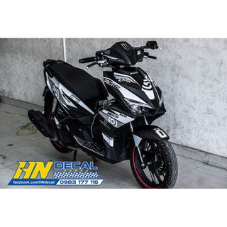 Tem Trùm  Air Blade  Trắng Đen Protis