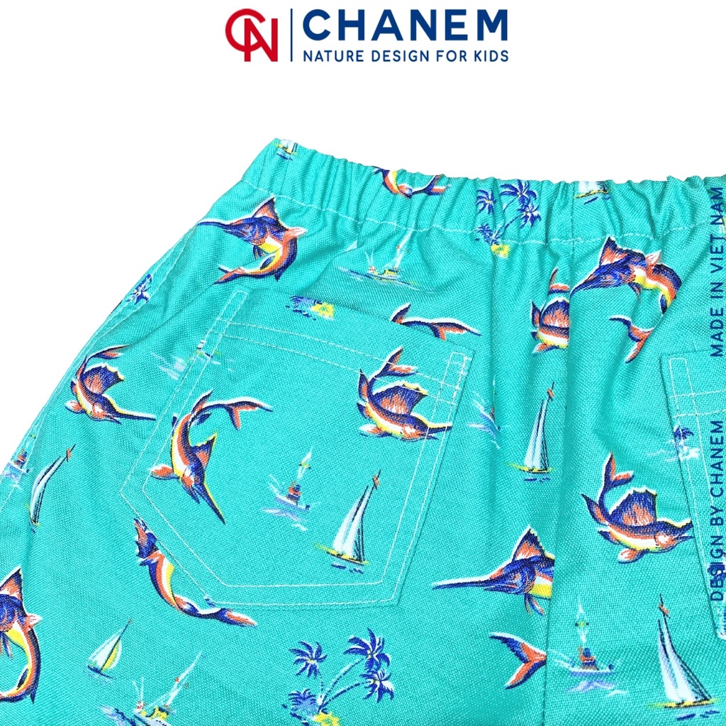 Quần short đùi bé gái/bé trai chất thô cotton mềm thoáng mát KENNY - CHANEM - Fashion Design For Kids