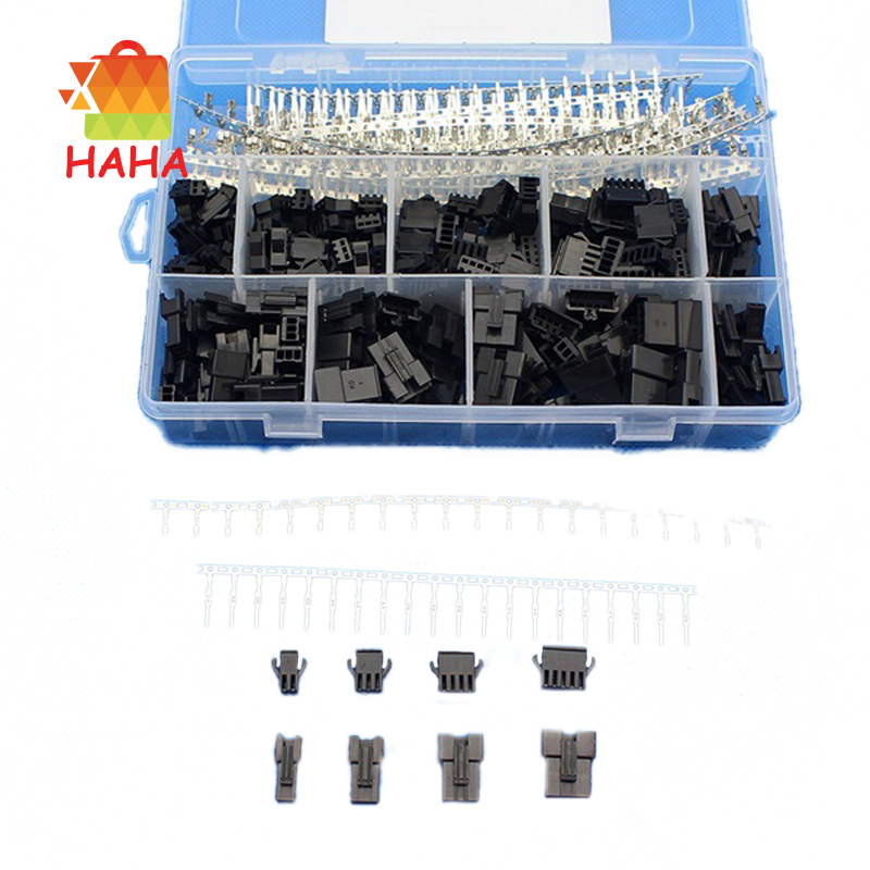 2.5mm Pitch 2 3 4 5 Pin Jst Sm Connector Kit 560pcs (560Pcs)