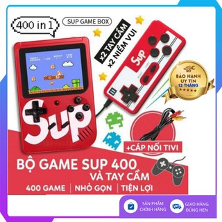(TẶNG TAY CẦM CHƠI GAME)Máy chơi game cần tay SUP 400, tích hợp 400 game siêu kinh điển