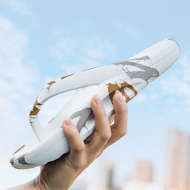 Dép xỏ ngón đế dày có size lớn phong cách mùa hè thời trang đi biển cho nam