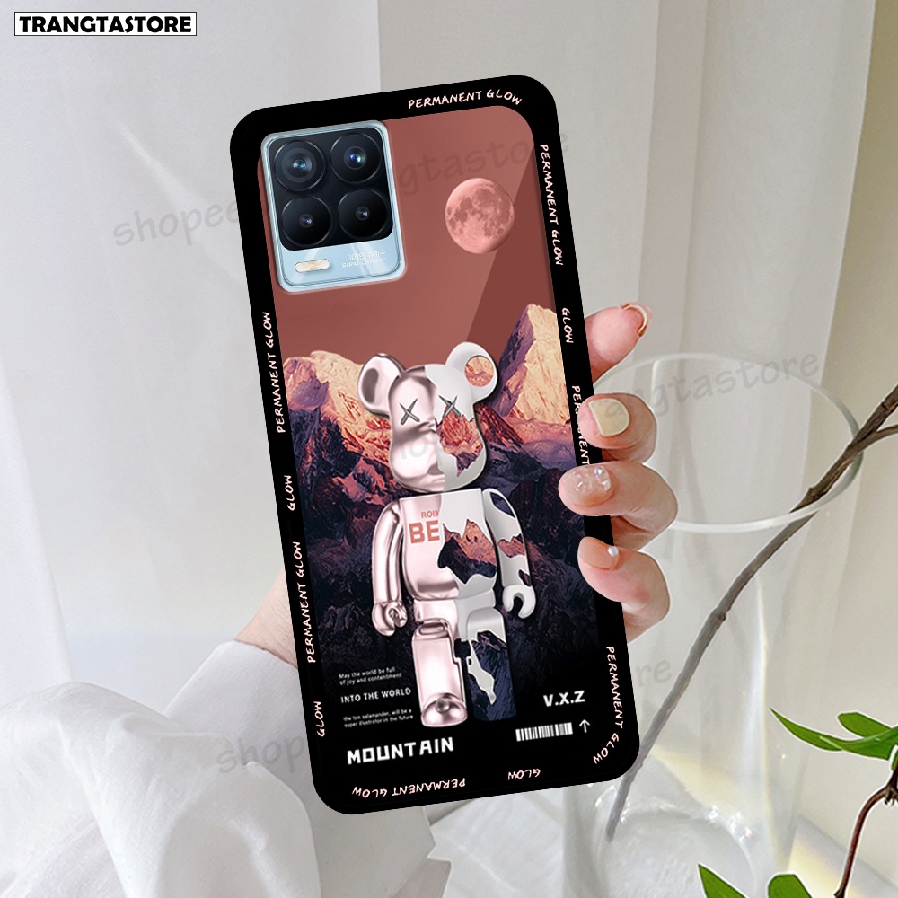 Ốp Realme 8 / 8 Pro in hình gấu Bearbrick,Mountain,xanh,đen,đỏ giá rẻ