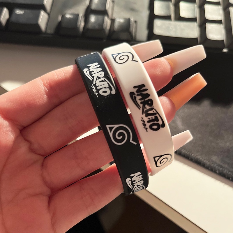 Vòng Đeo Tay Silicon Họa Tiết Anime Naruto