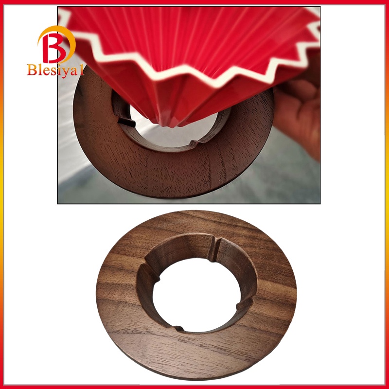 [BLESIYA1] Portable Wood Pour Over Coffee Filter Stand Cone Dripper Holder Easy to Use