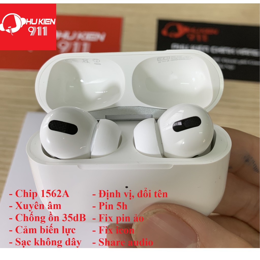 Tai Nghe bluetooth Pro TWS 1562A Âm Thanh Vòm Chống Ồn Tự Động - 35db Bảo Hành 6 Tháng Lỗi 1 Đổi 1