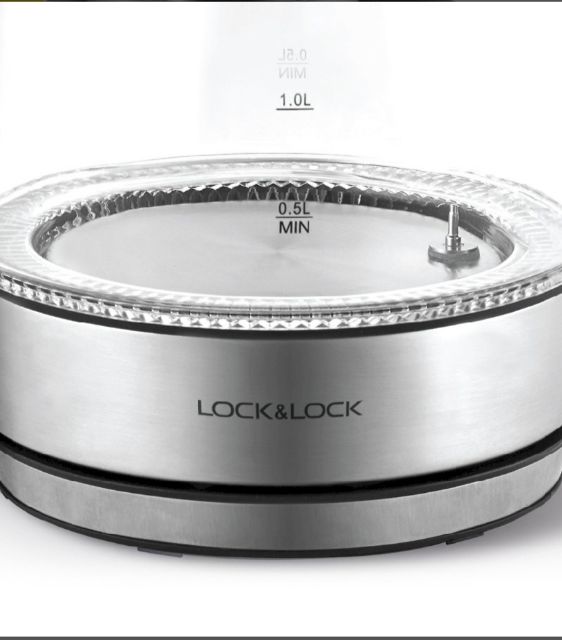 Ấm điện thủy tinh siêu tốc có điều chỉnh nhiệt độ Lock&Lock EJK341