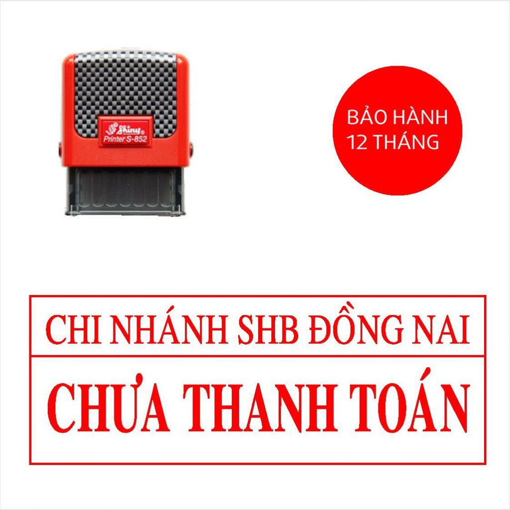 Con dấu 2 dòng ( khắc theo yêu cầu )