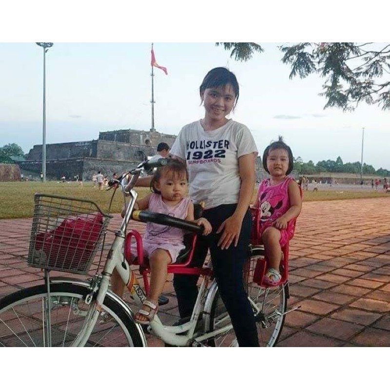 Ghế quây em bé lắp cho xe đạp - xe điện và lắp được cho các loại xe - giữ an toàn cho bé