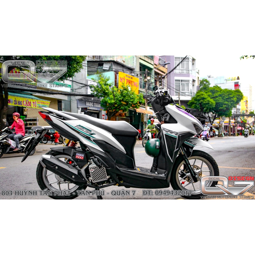Tem rời vario - trắng - decalq7