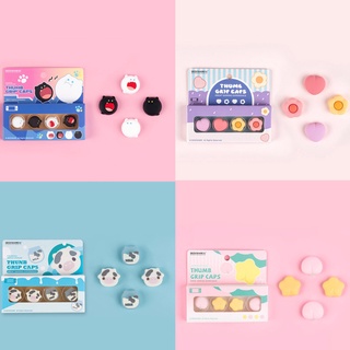 Vỏ Bọc Silicon Mềm Hình Động Vật Dễ Thương Bảo Vệ Nút Điều Khiển Chơi Game Switch Oled NS Lite Joy-con Ốp