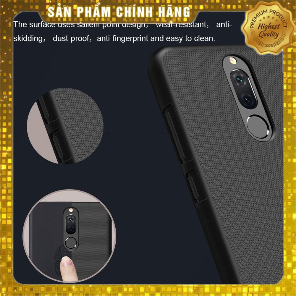 Ốp Lưng Sần siêu Chống Sốc Cho Huawei Nova 2i chính hãng Nillkin (tặng kèm giá đỡ hoặc miếng dán từ tính)