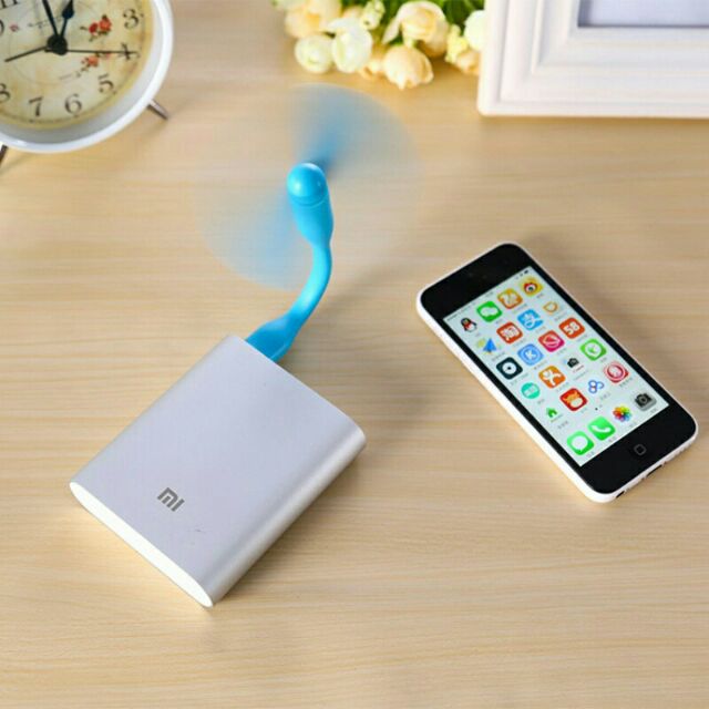 Quạt Usb Mini 2 Cánh - Uốn Dẻo, Cánh Rời, Siêu Mát