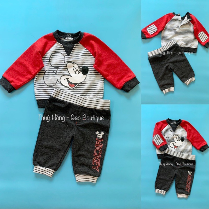[Hình thật] Bộ đồ dài Disney cho bé trai